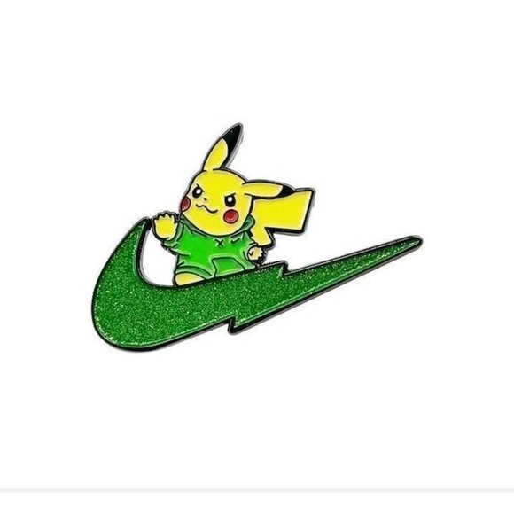 Pokemon Pikachu Hoodie Nike Enamel Pin - Picture 3 of 5